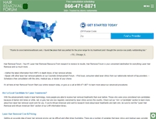 Tablet Screenshot of hairremovalforum.com